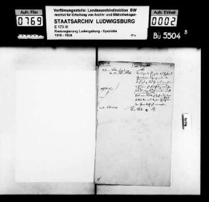 Kommunsachen: Liegenschaften, Oberamt Leonberg