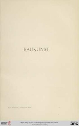 Baukunst