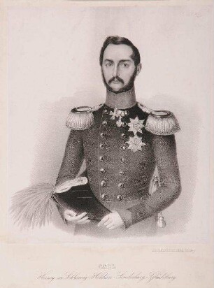 Bildnis von Carl (1813-1878), Herzog von Schleswig-Holstein-Sonderburg-Glücksburg