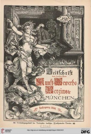 Zeitschrift des Bayerischen Kunstgewerbe-Vereins zu München: Monatshefte für d. gesammte dekorative Kunst