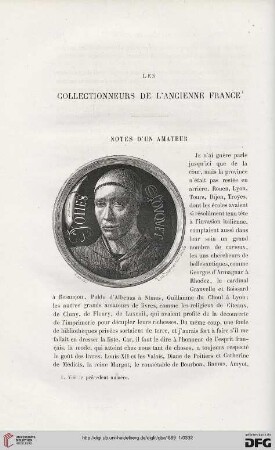 2. Pér. 1.1869: Les collectionneurs de l'ancienne France, [2] : notes d'un amateur