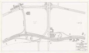 Stadtautobahn Köln Schinkelwettbewerb 1969: Planungsvorschlag 2: Lageplan 1:1000
