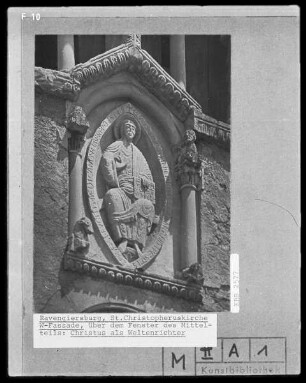 Ädikula mit Christus in der Mandorla