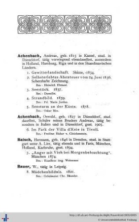 Alphabetischer Katalog
