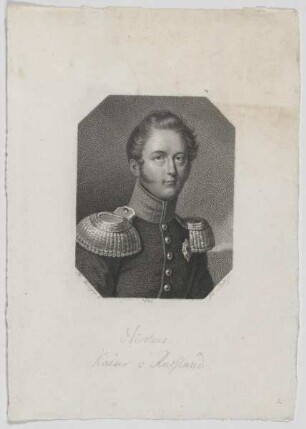 Bildnis des Zaren Nicolaus I. von Russland
