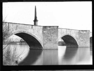 Neckarbrücke Köngen (vor dem Umbau) obere Ansicht