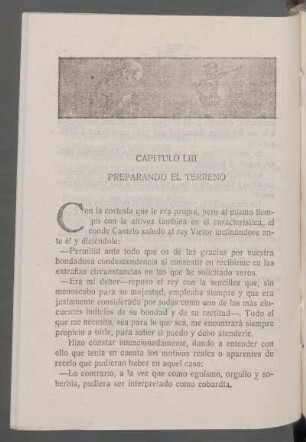 Capítulo LIII - Preparando el terreno