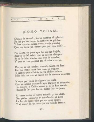 ¡Como todas!...