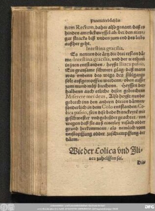 Wie der Colica vnd Iliaca zuhelffen sei.