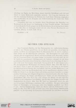 Skythes und Epilykos
