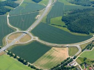 BAB A 38, Abzweig Friedland