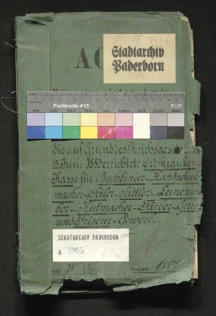 Ortskrankenkasse VI für Buchbinder, Handschuhmacher, Seiler, Sattler, Leineweber, Hutmacher, Färber, Gerber und Friseurgewerbe