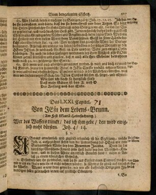 407-419, Das LXXI. Capitel