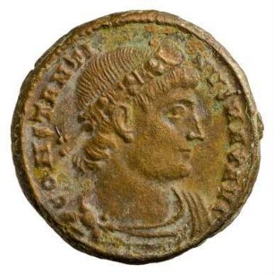 Münze, Follis, Aes 3, 333 - 335 n. Chr.