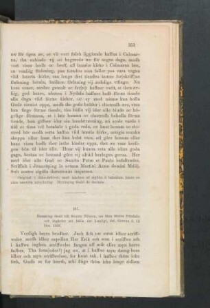 237. [Hemming Gadd till Svante Nilsson, om Sten Stures död och åtgärder att hålla den hemlig, dat. Grenna d. 15 Dec. 1503.]