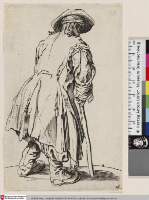 [Der Bettler mit einer Krücke; Le vieux Mendiant à une seule béquille]