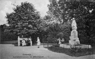 Leipzig: Schäferbrunnen im Albertpark