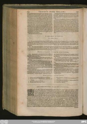 Argumentum Psalmi CXXVIII.