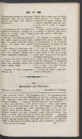 [301. Pyramiden und Obelisken. - 320. Der Tod und das Begräbniß.]