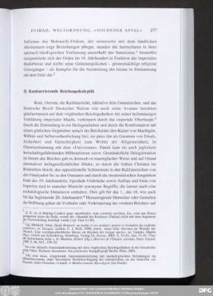 II. Konkurrierende Reichsapokalyptik