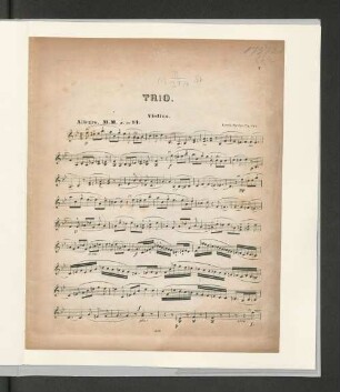 Trio. Violino.