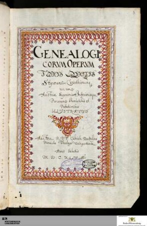 Opera Genealogica Band 4 - HB V 11
