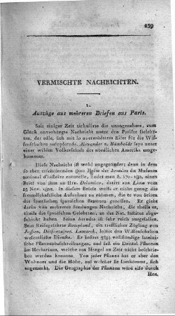Auszüge aus mehreren Briefen aus Paris