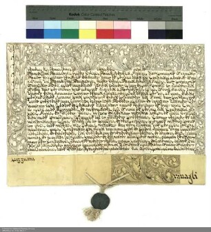 Bestätigung durch Papst Clemens XI. der Wahl Konstantins [von Buttlar] zum Abt von Fulda