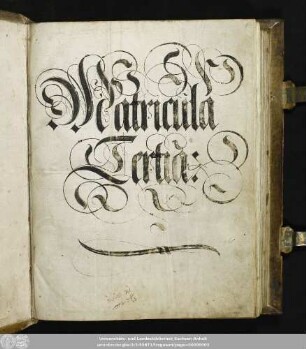 3: Wittenberger Matrikel