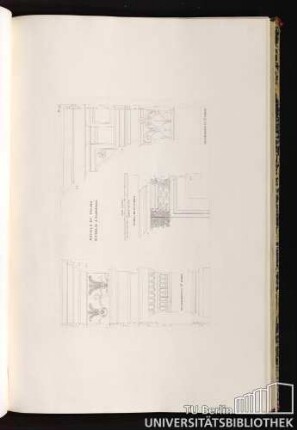Pl. 22. Détails Du Palais Ruccelai A Florence.