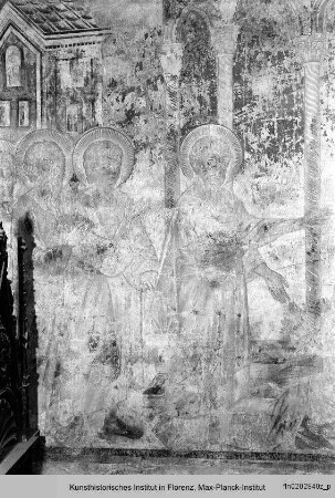 Untere Zone mit Apostelszenen : Schattenheilung des heiligen Petrus