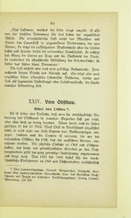 XXIV. Vom Obstbau