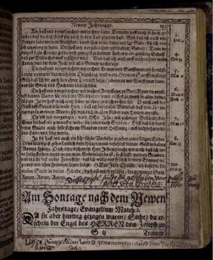 Am Sontage nach dem Newen Jahrstage/ Evangelium Matth. 2.