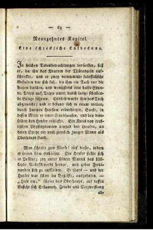 Neunzehntes Kapitel. Eine schreckliche Entdeckung.