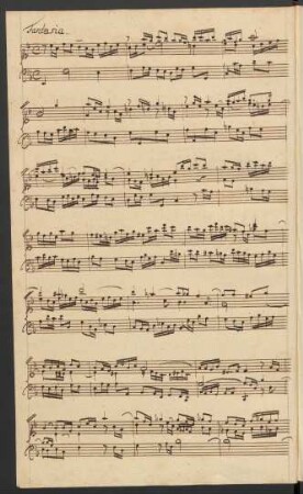 Sinfonien; cemb; F-Dur; BWV 794