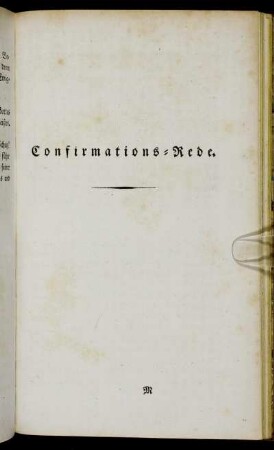 Confirmations-Rede.