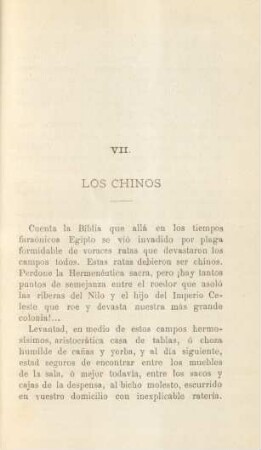 VII. Los chinos