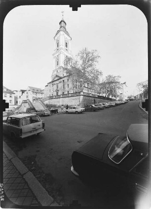 Gera. Salvatorkirche (1717-1720; D. Schatz). Ansicht von Südwest
