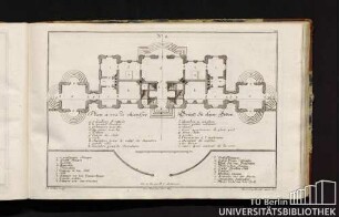 No. 4. Plan à rez de chaussee. Grund zu ebner Erden.