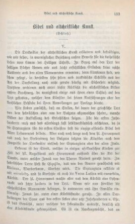 133-151 Bibel und altchristliche Kunst : Schluß