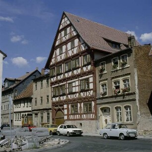 Meiningen. Zum Rautenkranz. Straßenansicht