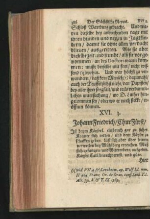 3. Johann Friedrich/ ChurFürst.