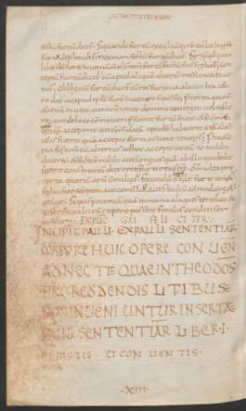Sententiae Receptae Iulii Pauli