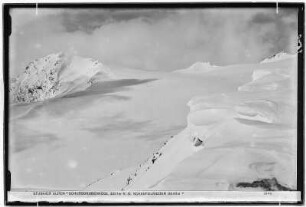 )Stubaier Alpen. Schussgrubenkogel (3211 Meter) von der Schaufelnieder (3040 Meter)