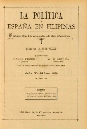 Núm. 105. 12 Febrero 105