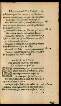 Liber Nonus. De virtutibus, & vitiis contrariis.