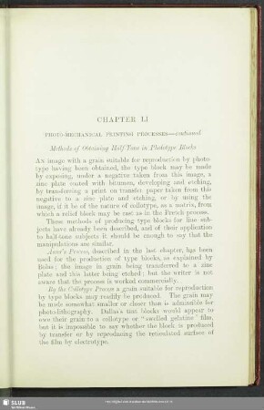 Chapter LI Photo-Mechanical Printing Processes – continued