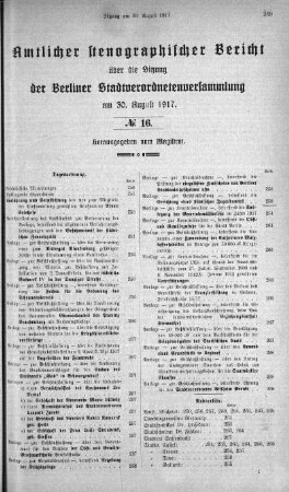 No. 16, 30. August 1917