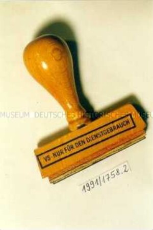 Stempel "VS-nur für den Dienstgebrauch"