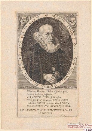 Georg Rem, Augsburger, Jurisconsultus, Ratskonsulent in Nürnberg